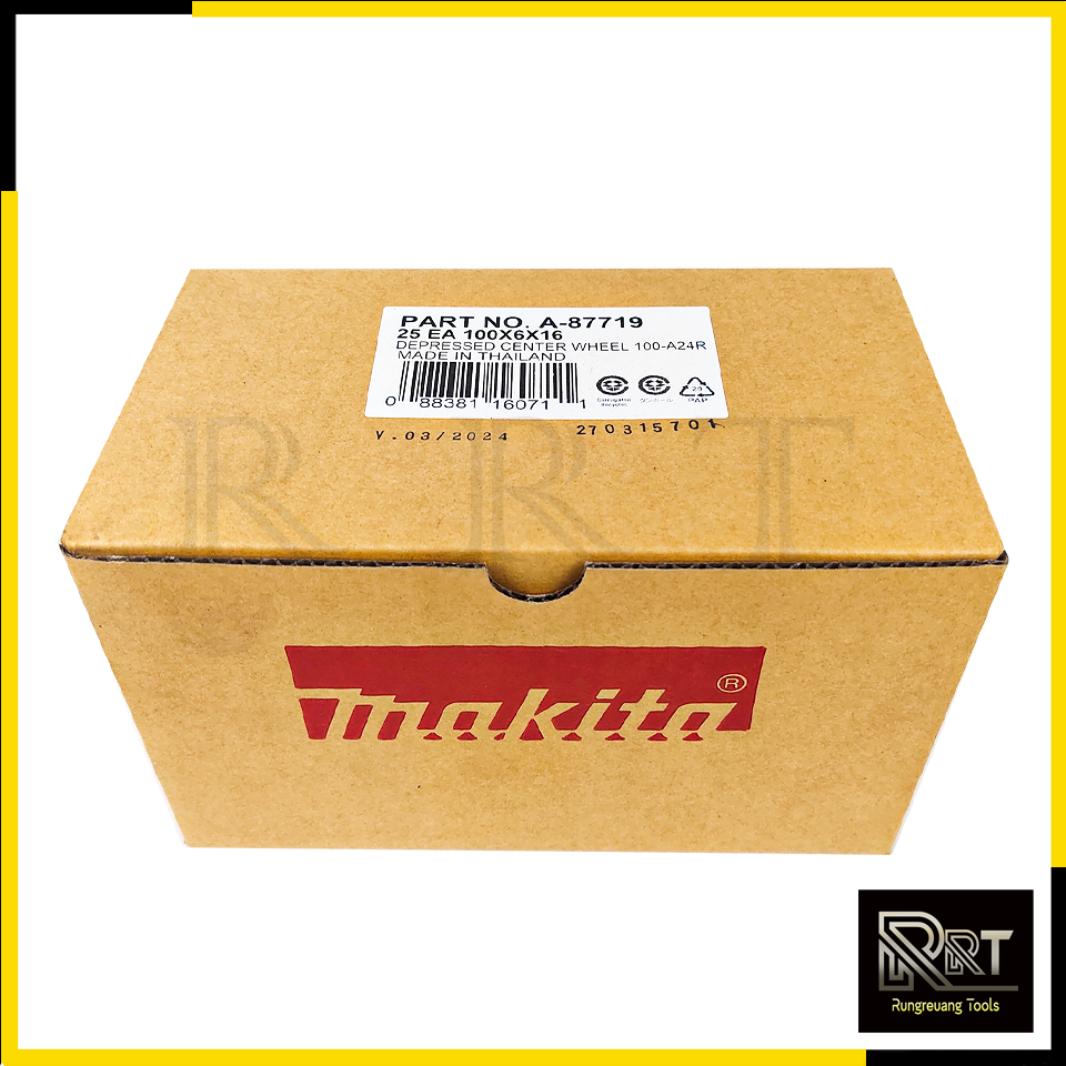 MAKITA ใบเจียร์ 4x6 นิ้ว(หนา) รุ่น A-87719 (ยกกล่อง 25 ใบ)