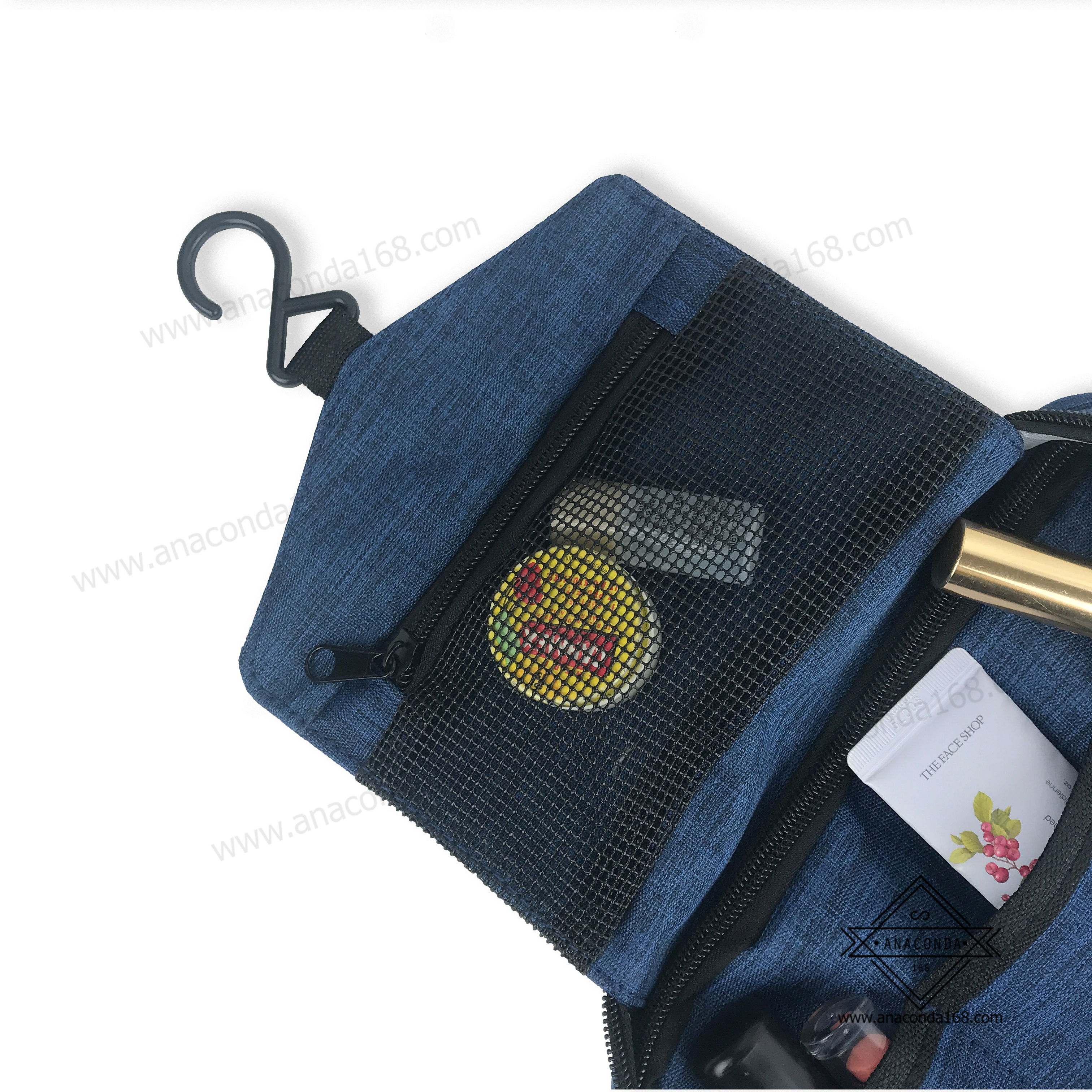 กระเป๋าจัดเก็บอุปกรณ์อาบน้ำ 3 ชั้น