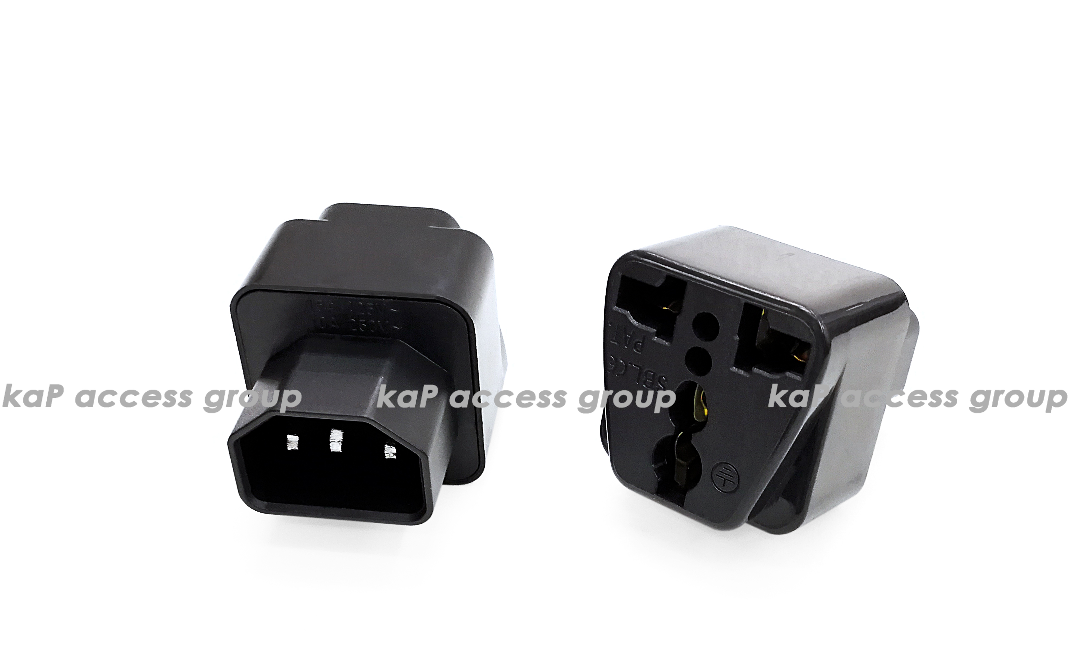 Adapter AC Plug IEC UPS (APC) ดำ