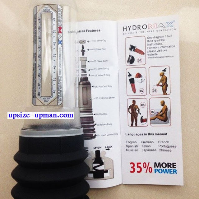 Hydromax ปั้มเพิ่มขนาดองคชาตระบบน้ำ