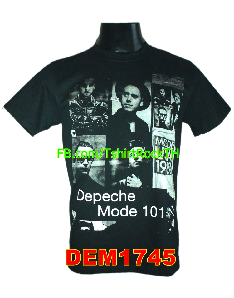 เสื้อวินเทจ DEPECHE MODE เสื้อยืดวงร็อค เสื้อร็อค เมทัล ดีเพชเชโมด DEM1745