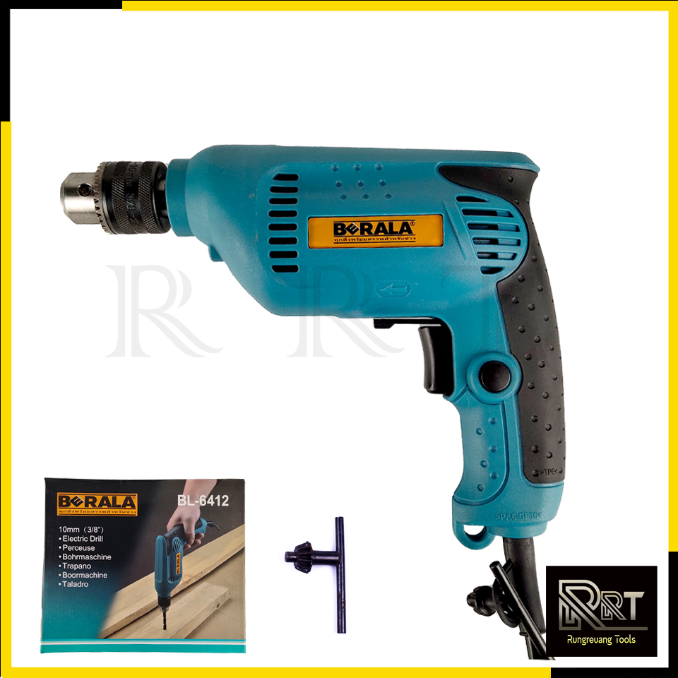 BERALA สว่านปรับรอบซ้าย-ขวา 10 mm. รุ่น BL-6412