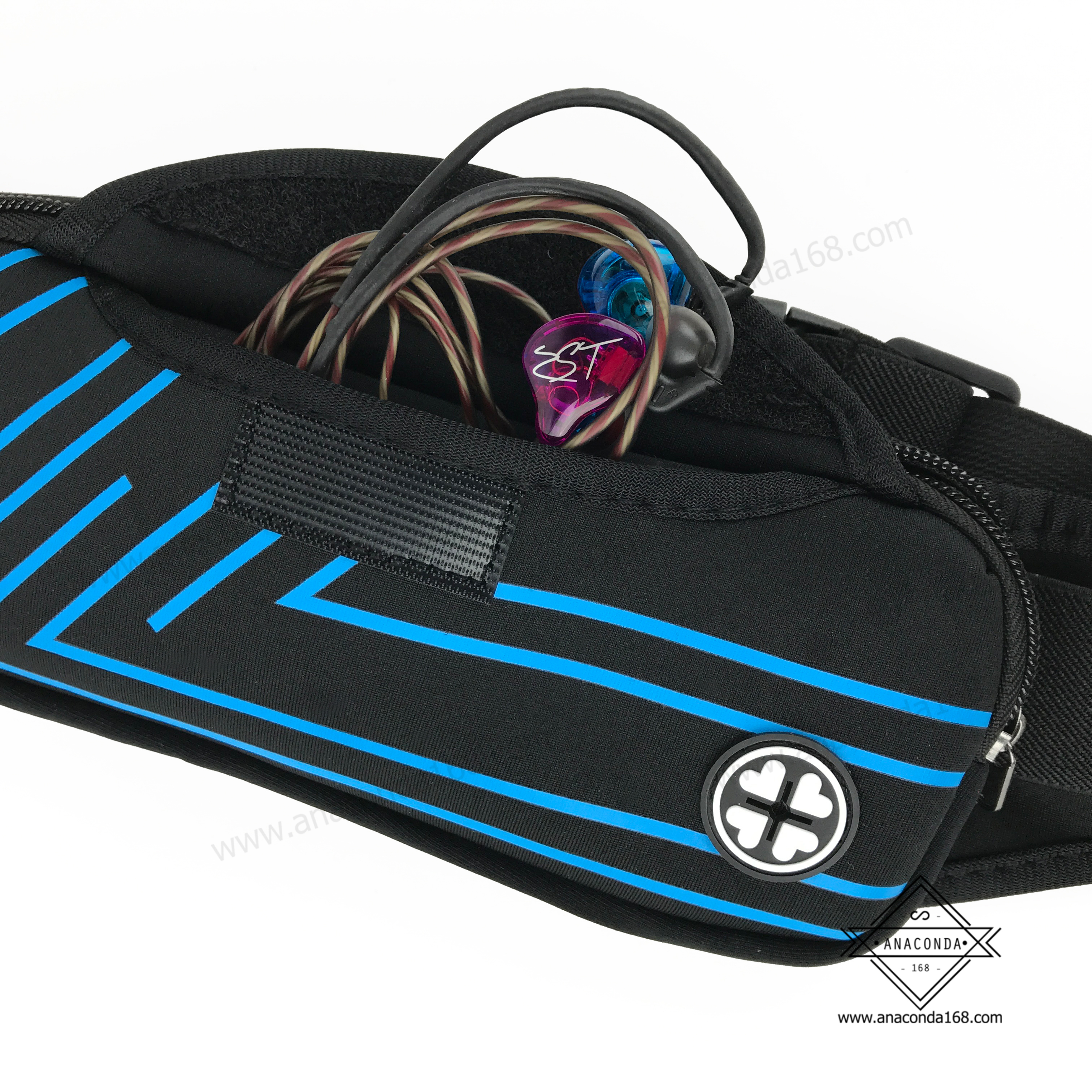 กระเป๋าคาดเอวสปอร์ต 1 ซิป แบบลาย