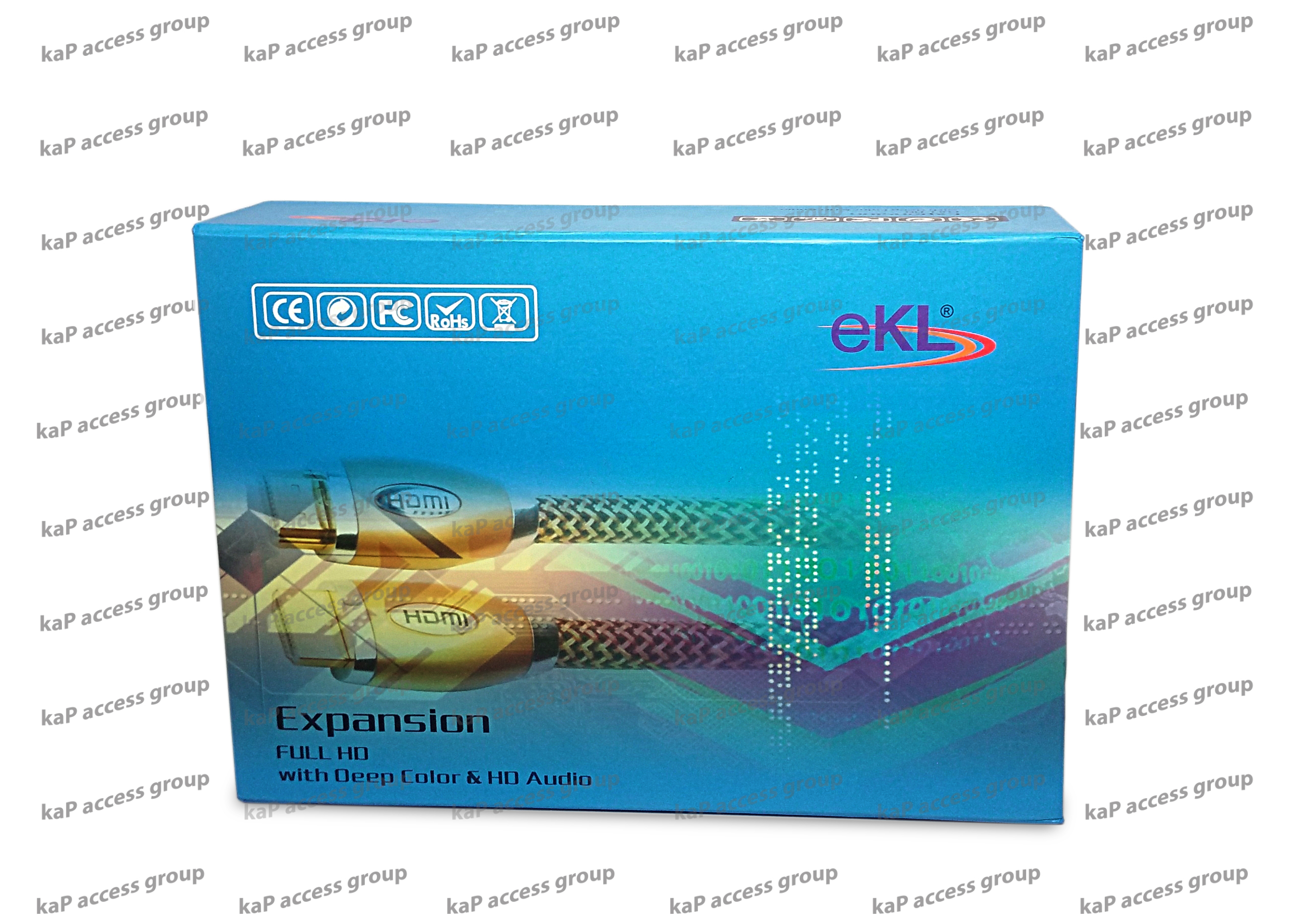 eKL กล่องแปลงสัญญาณ HDMI to VGA / Component + SPDIF