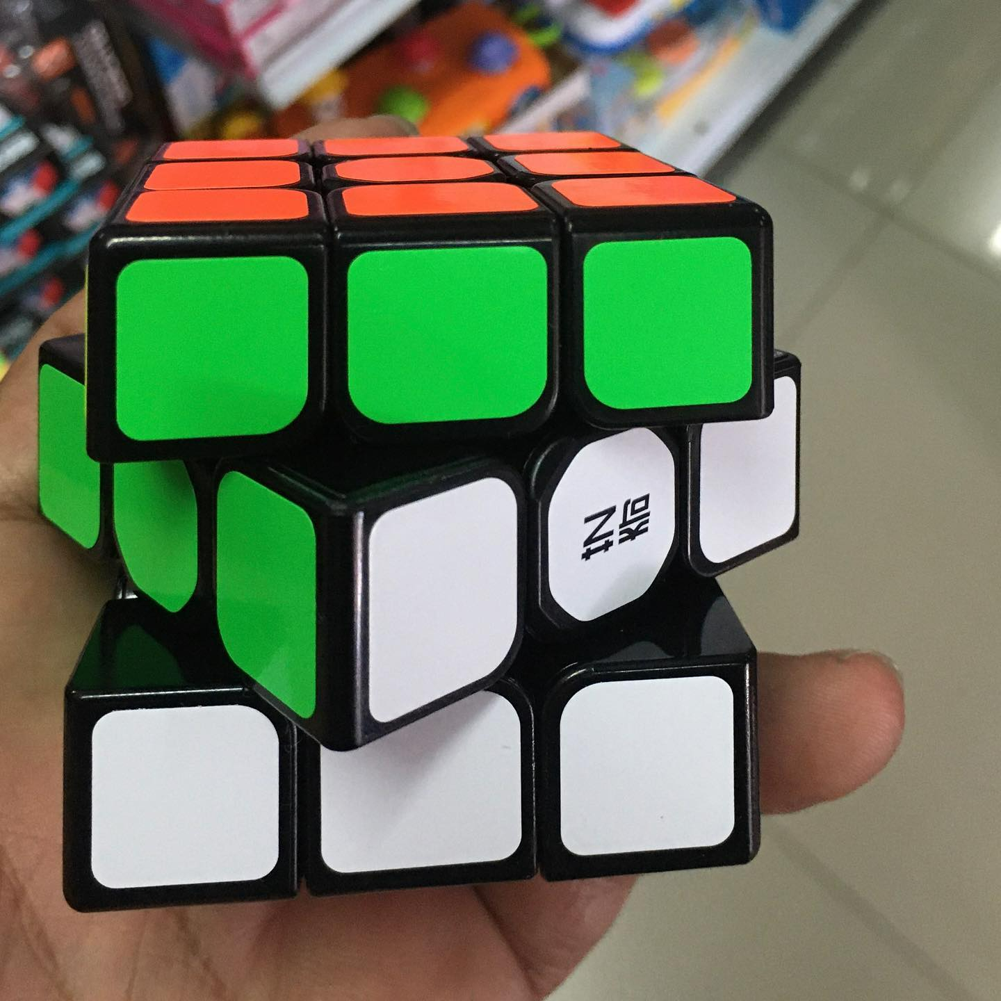 รูบิค 3x3 หมุนลื่น ไม่สะดุด แบบเคลือบสี รูบิด ของเล่นฝึกสมอง Rubik's Cube