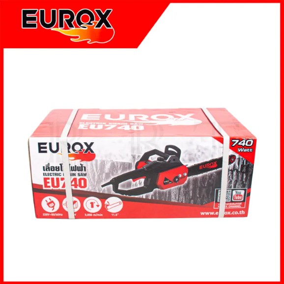 EUROX เลื่อยโซ่ไฟฟ้า เลื่อยไฟฟ้า 11.5 นิ้ว รุ่น 740