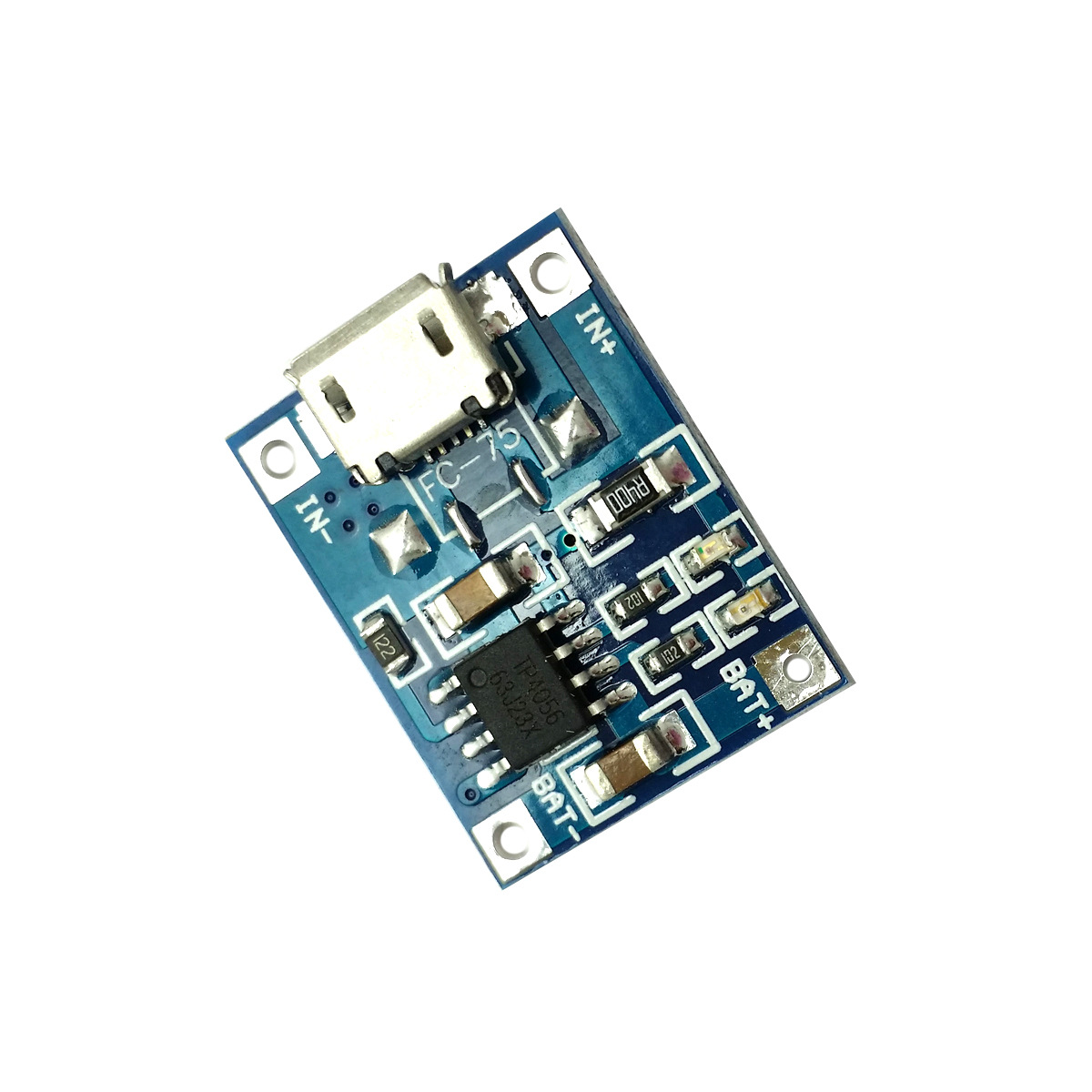 โมดูล แผงวงจรชาร์ทแบตเตอรี่ TP 1A MICRO USB