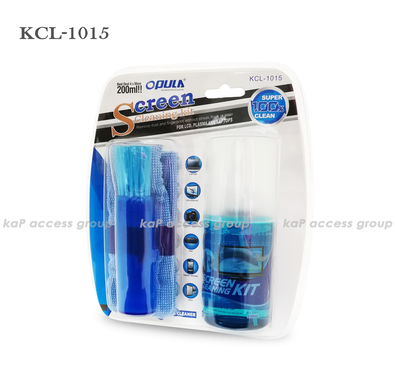 OPULA ชุดน้ำยาทำความสะอาด OPULA KCL-1015