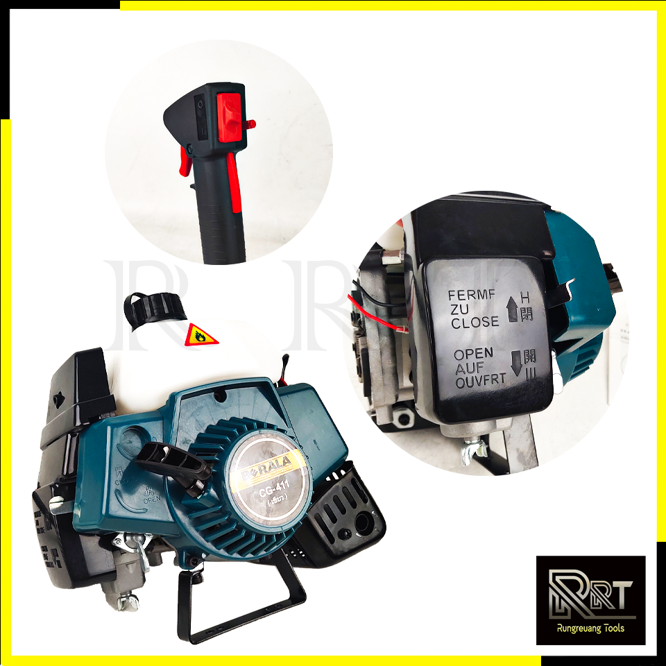 BERALA เครื่องตัดหญ้าสะพายหลัง 2 จังหวะ รุ่น CG-411B(เขียว)