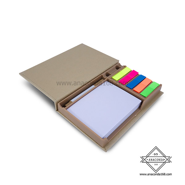 ชุดกระดาษโน๊ต-โพสต์อิท พร้อมกล่องกระดาษคราฟท์