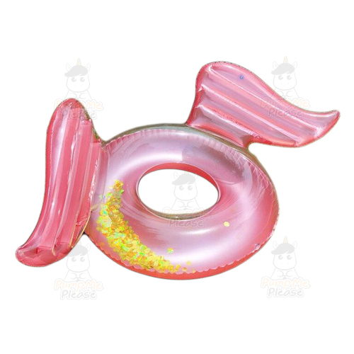 ห่วงยางแฟนซี ปีกนางฟ้า Angel Glitter Wings Ring Big Size 120 cm