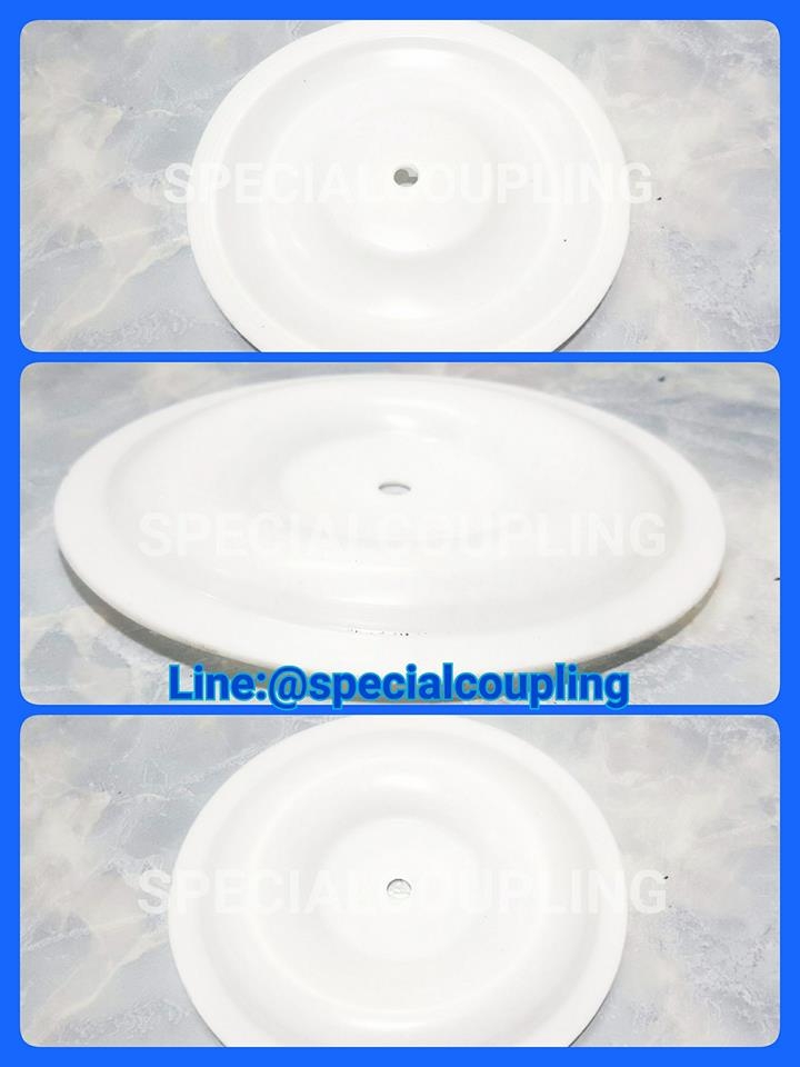 จำหน่ายDiaphragm teflon OD 173 MM. ลึก 10 มิล หนาปลายแผ่น 1.5 มิล