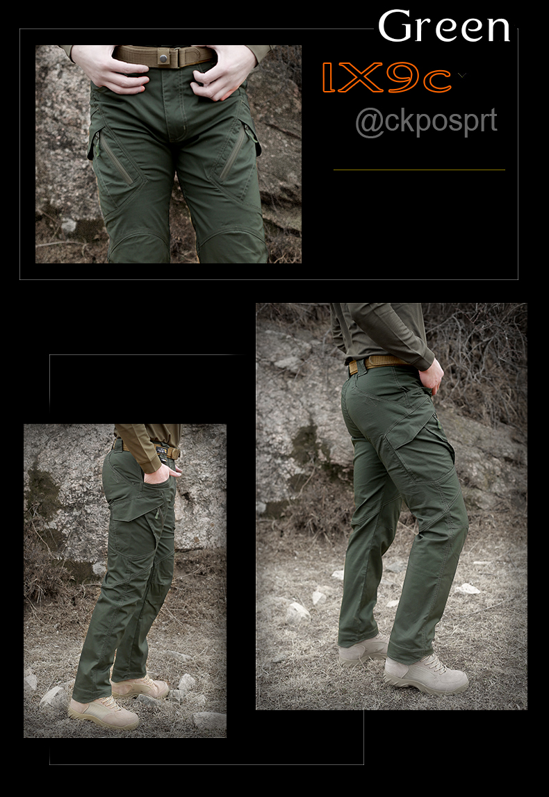 กางเกงแบรนด์ Sector Seven รุ่น ix9c (ผ้าริปสตอป) / สีเขียว