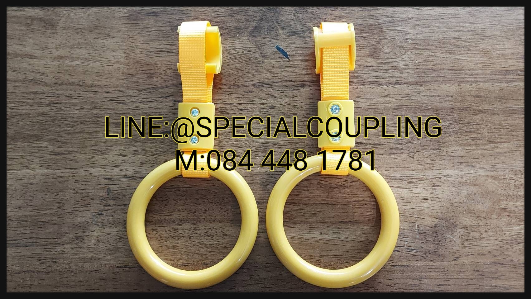 จำหน่ายห่วงมือจับแบบกลม สีเหลือง พร้อมส่งคะ สอบถามได้คะ
