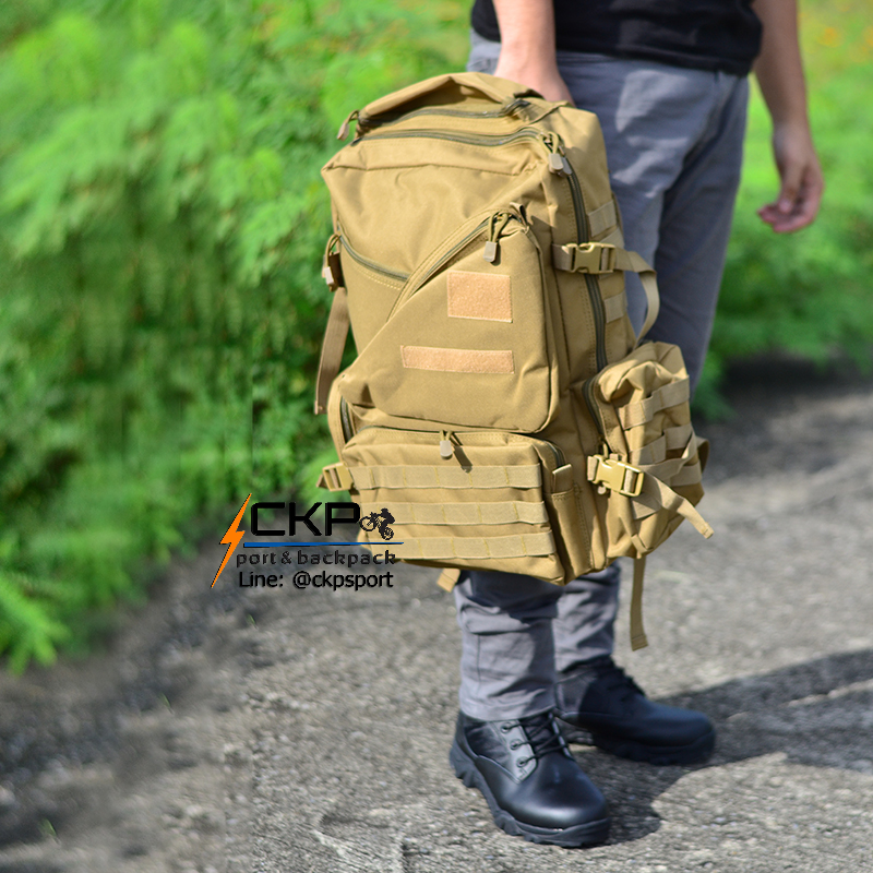 กระเป๋าเป้ทหาร Bag GEAR (สีทราย)