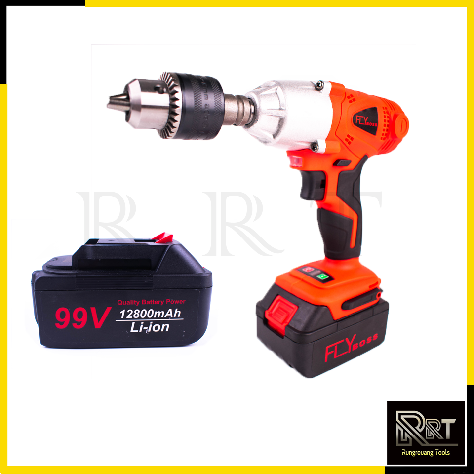 FLYBOSS บล็อกไร้สาย 99V (แปลงเป็นสว่านได้)