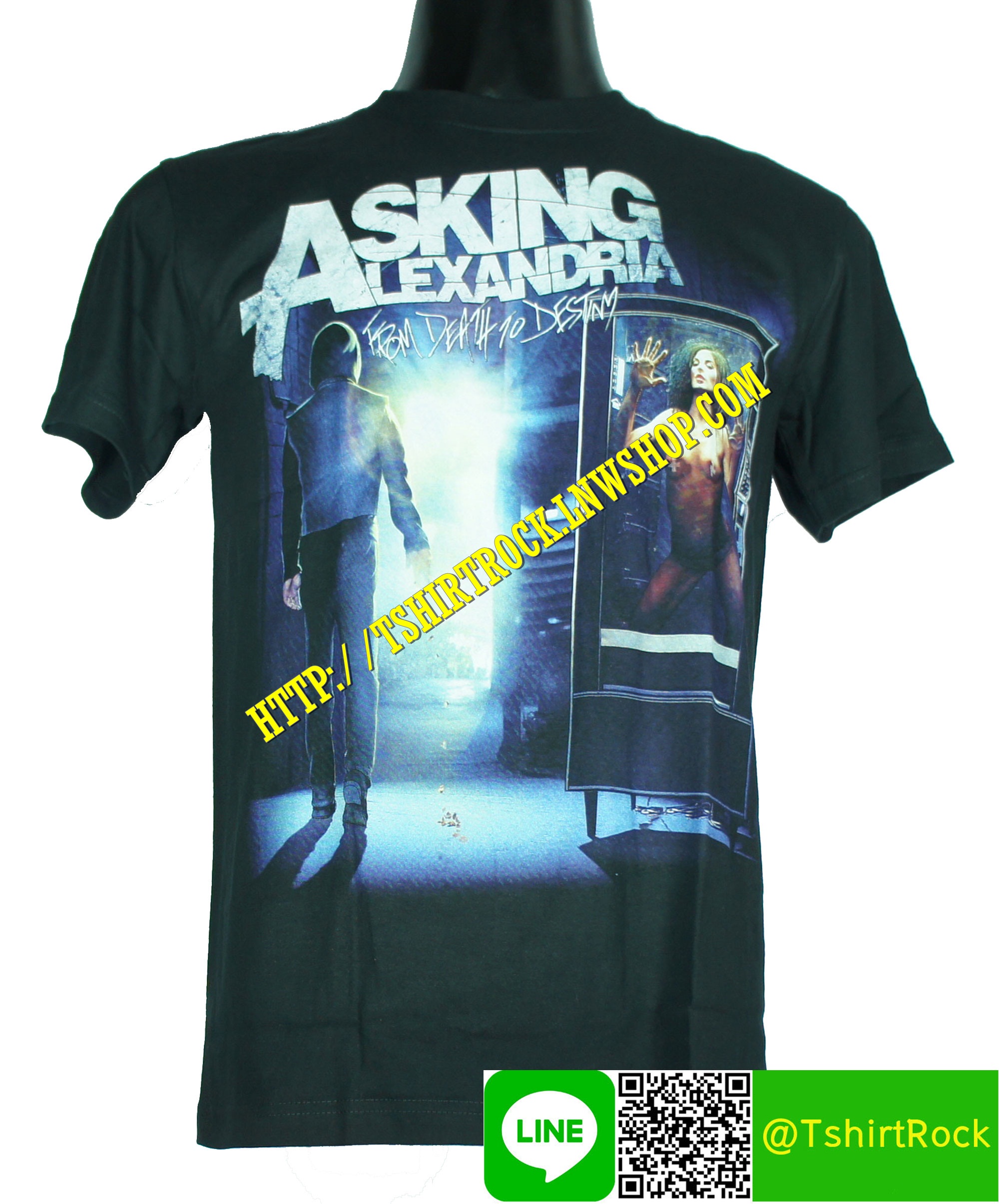 ASKING ALEXANDRIA เสื้อยืดวงร็อค เมทัล ดนตรี เสื้อวงแอสกิงอะเล็กซานเดรีย AA1306