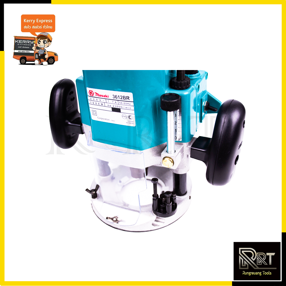 MASAKI เร้าเตอร์ เครื่องเซาะร่องไม้ รุ่น MK-3612BR