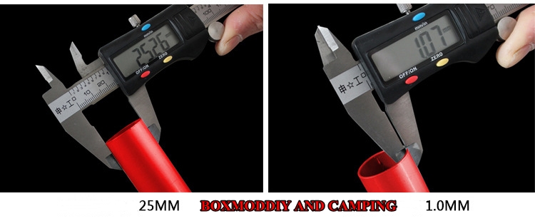 เสา1ต้น VIDALIDO เสาฟลายชีท เสาผ้าใบกันฝน เสาtarp สีแดง เหล็กหนามาก ขนาด25มม. มี4ท่อน ต่อได้1เสา เสาสูง2.4เมตร มีตัวกันฟ้าผ่าแถมให้