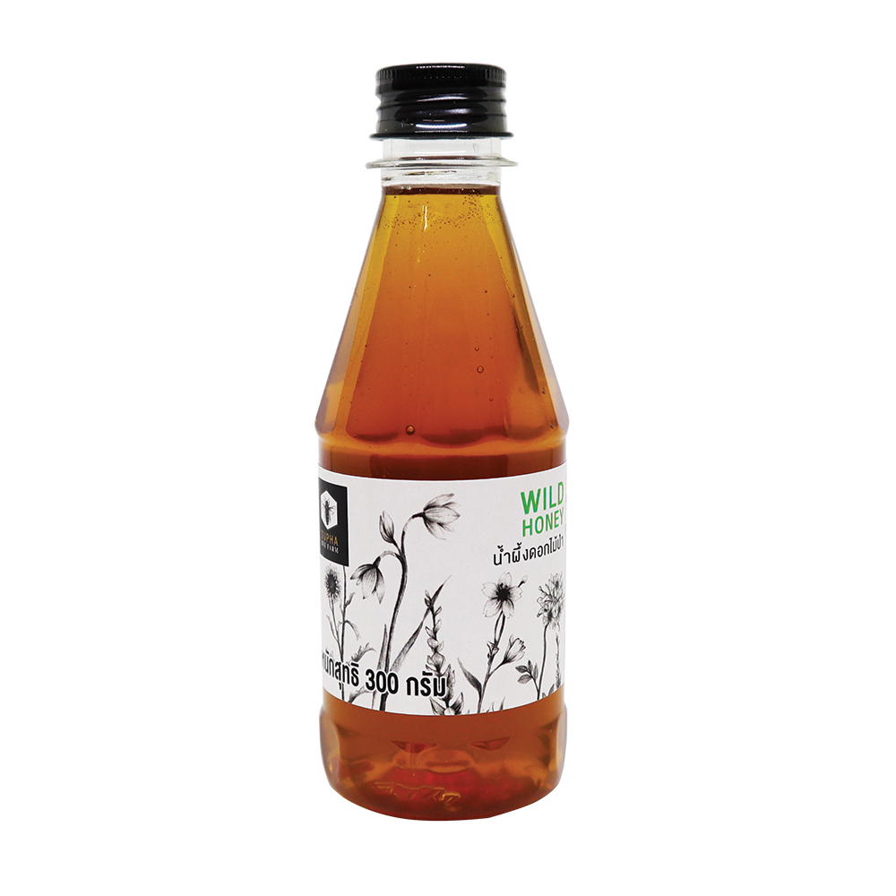 น้ำผึ้งดอกไม้ป่า 350 กรัม (ยกลัง) (Wild Honey 350g 20 pcs)