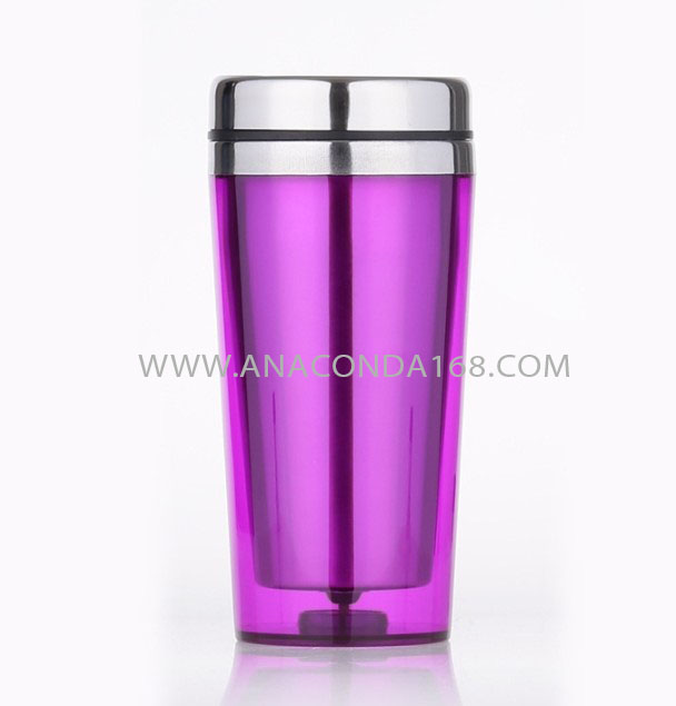 แก้วเก็บอุณหภูมิ 2 ชั้น แก้วเก็บร้อน-เย็น 420 ml.