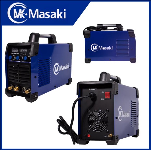 MASAKI ตู้เชื่อมอาร์กอน 2 ระบบ รุ่น TIG-800 ไฟแรง คงที่เสถียร เชื่อมนิ่ม เชื่อมได้เรียบสวย ของแท้