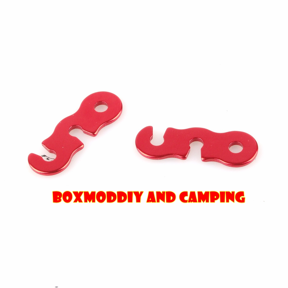 ตัวปรับเลื่อนเชือกเต็นท์แบบปรับง่ายที่สุด LINE STOPER TENT ตัวรั้งเชือกเต็นท์ ตัวล็อกเชือกเต็นท์ ตัวเกี่ยวเชือกเต็นท์ อลูมีเนียมคุณภาพสูง 1ชุด มี10ตัว 100บาท