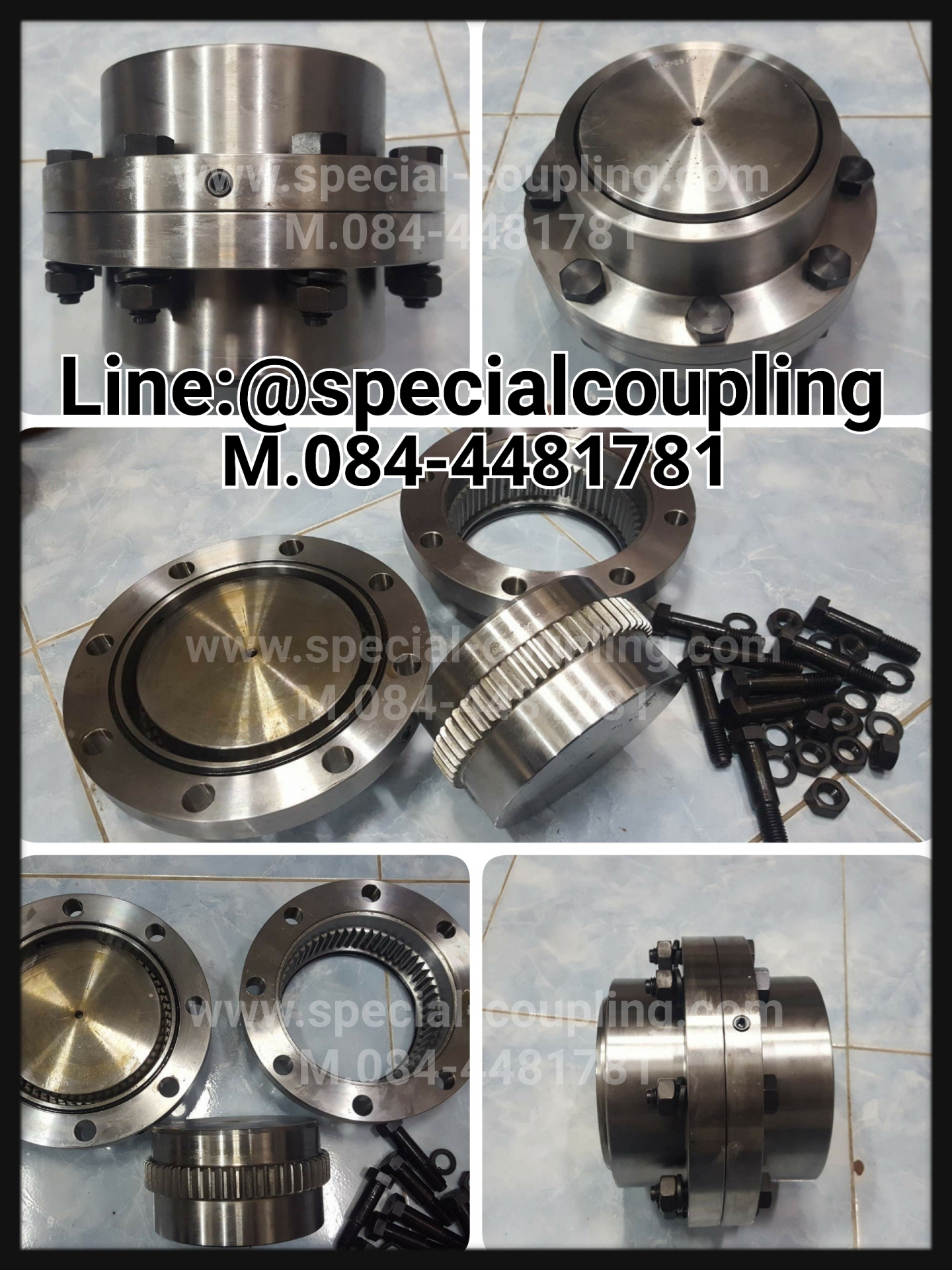 Gear Coupling GDE Type.SS Complete set