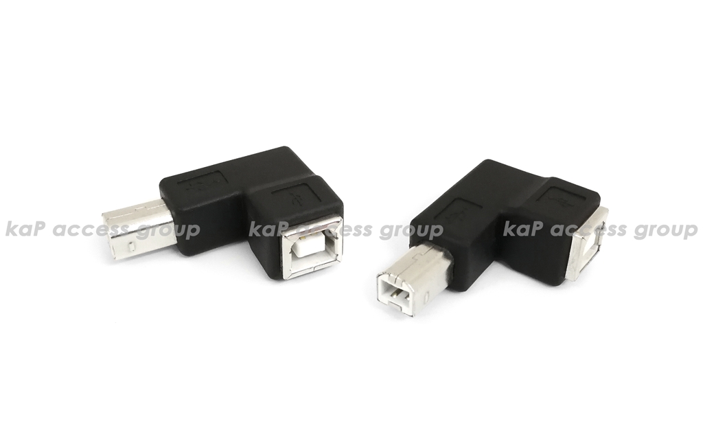USB 2.0 B หัวปริ้นเตอร์ ผู้ / เมีย งอ 90องศา