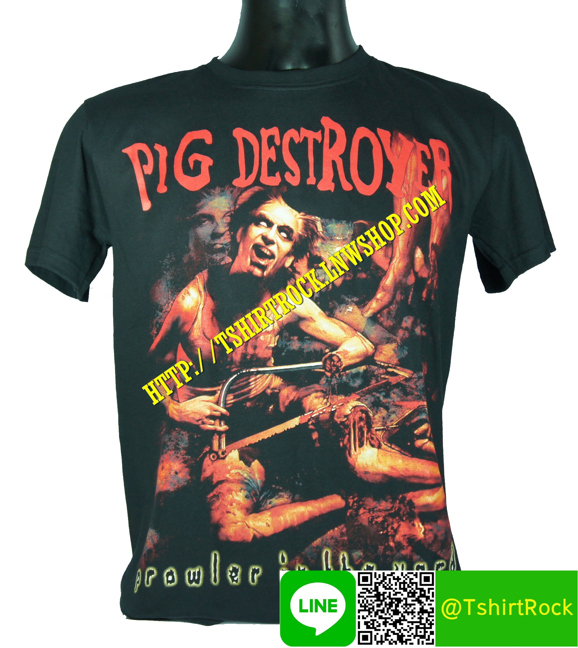 PIG DESTROYER เสื้อยืดวงร็อค เมทัล ดนตรี เสื้อวง PDR1099