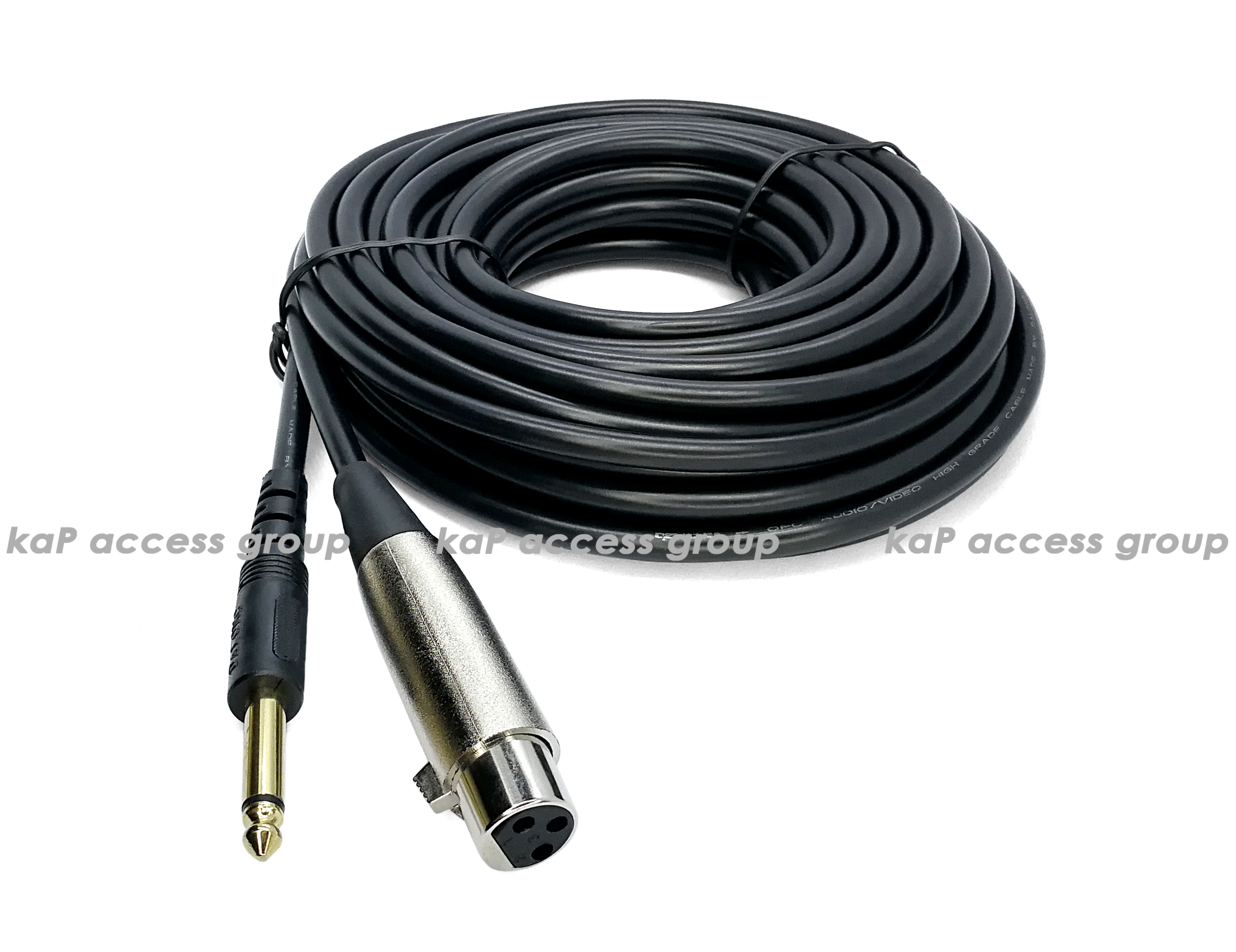 สายเสียบไมโครโฟน XLR to 6.35 มม. (10เมตร)