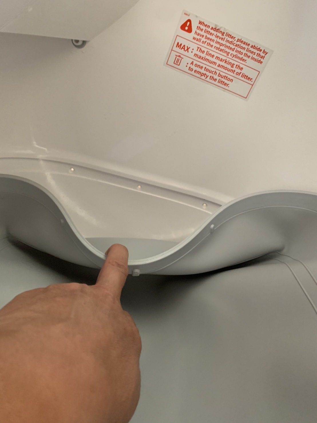 อะไหล่แผ่นยางซิลิโคนรองถังหมุนห้องน้ำแมว PETKIT Pura X