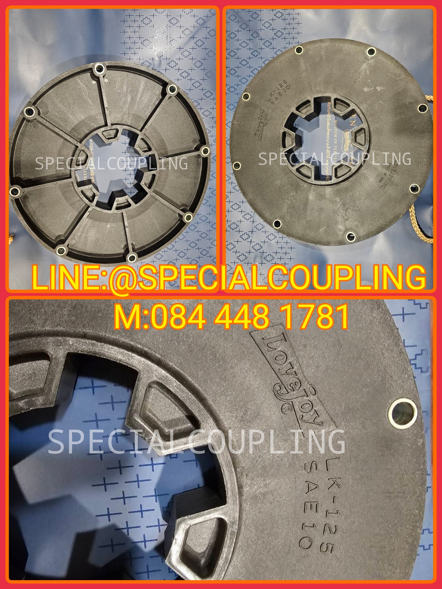 จำหน่ายLk125 SAE10 Nylon Flange lovejoy usa พร้อมส่งคะ สอบถามได้คะ