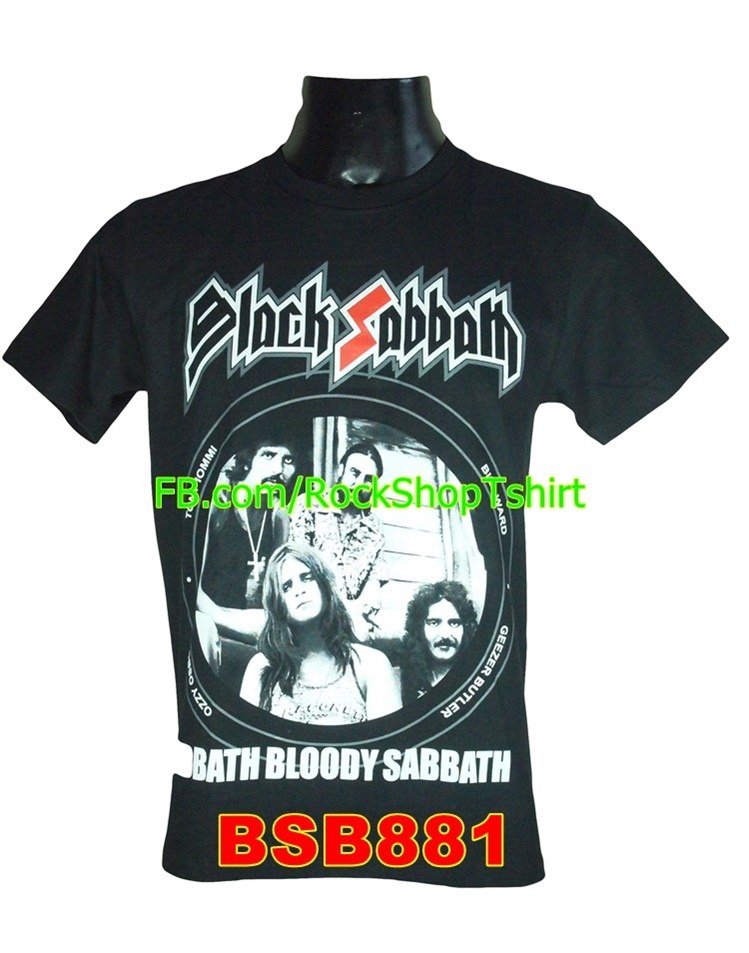 เสื้อร็อค BLACK SABBATH เสื้อวง เสื้อวินเทจ แบล็กแซ็บบาธ BSB881
