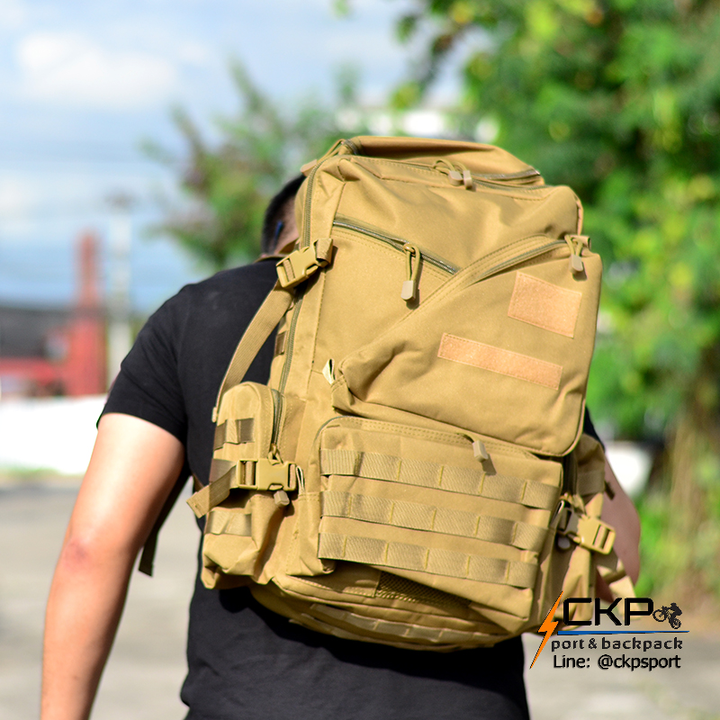 กระเป๋าเป้ทหาร Bag GEAR (สีทราย)