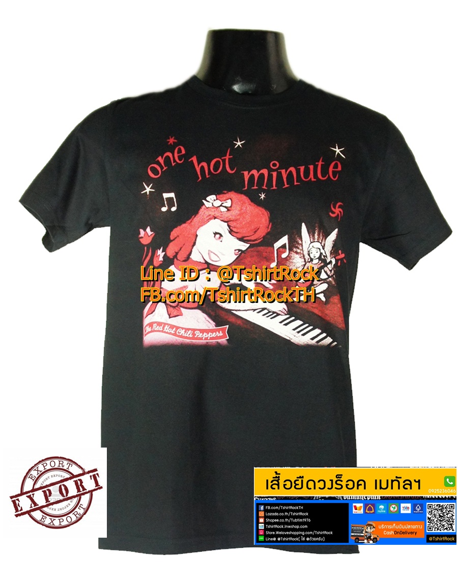 เสื้อวง RED HOT CHILI PEPPERS เสื้อยืดวงดนตรีร็อค เมทัล เสื้อร็อค เรดฮอตชิลีเพปเปอส์ RCP1614