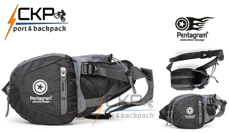 กระเป๋าคาดเอว สีดำ