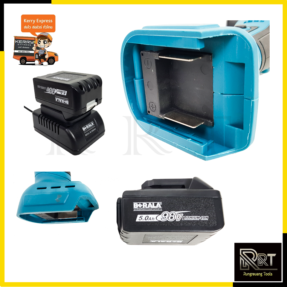 BERALA เครื่องเจียร์ไร้สาย 98V เครื่องเจียร์แบตเตอรี่ รุ่น DGA404