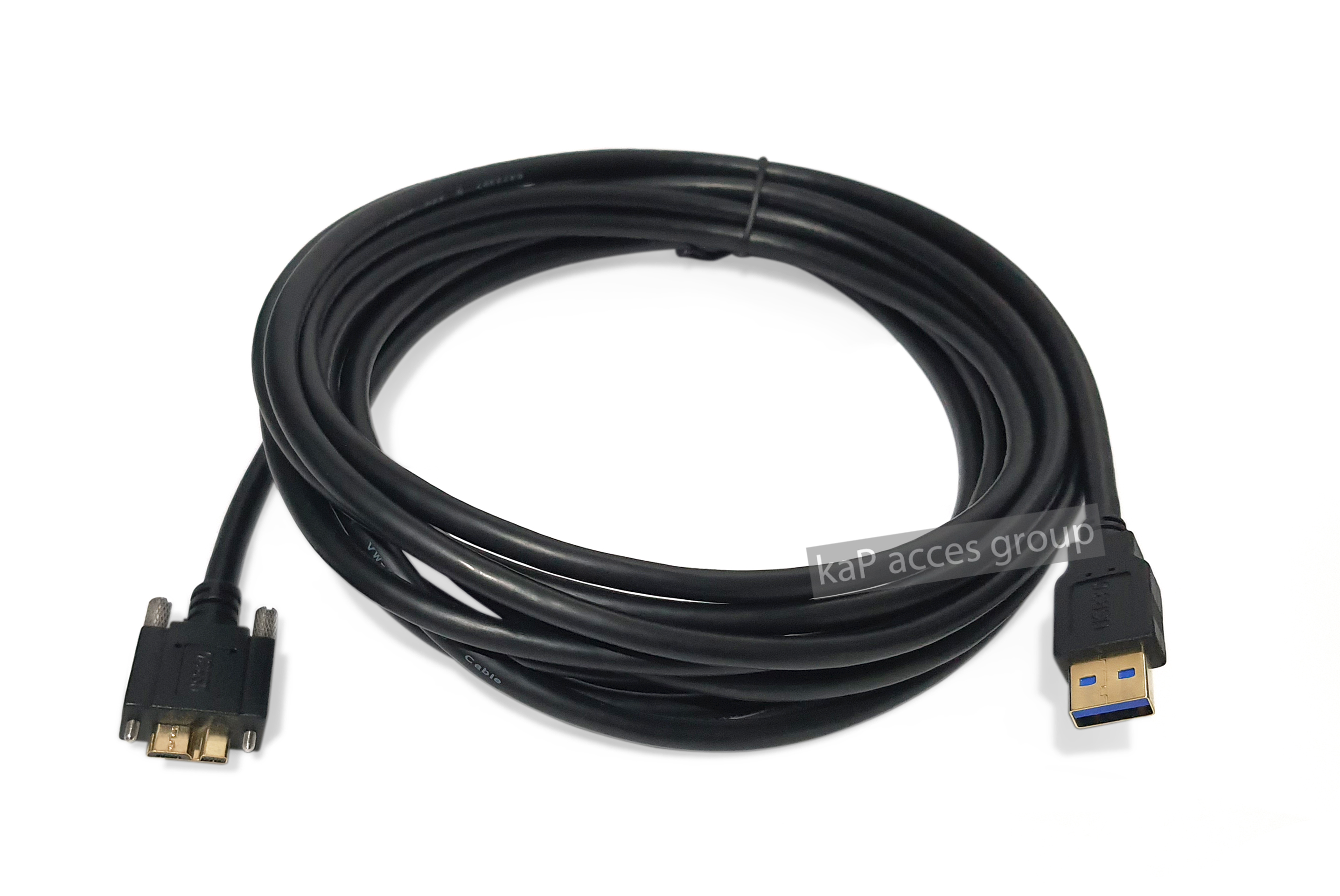 USB 3.0 TYPE A to MICRO B USB 3.0 SCREW MOUNT CABLE 5เมตร