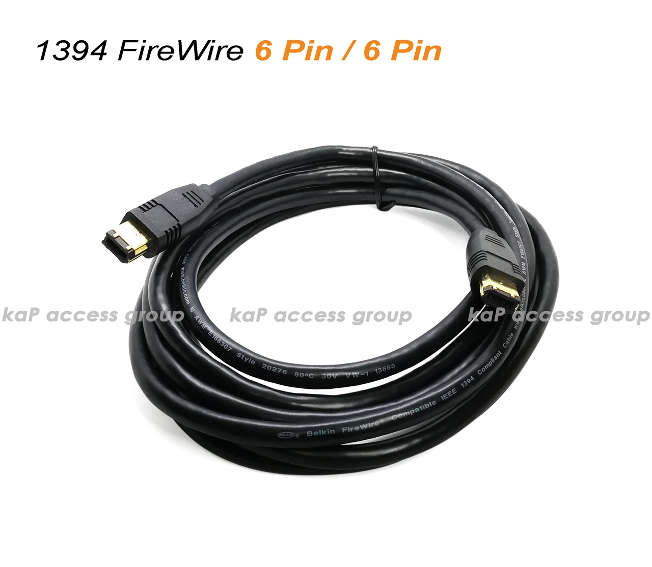 FIREWIRE IEEE 1394 6Pin/6Pin Cable (3M)