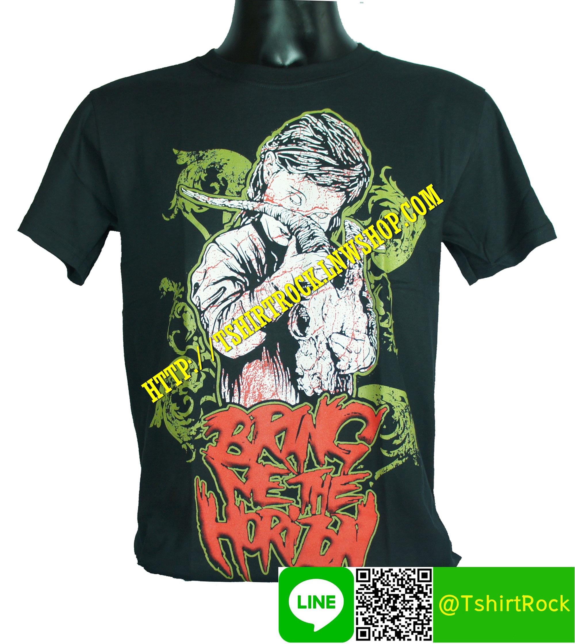 BRING ME THE HORIZON เสื้อยืดวงร็อค เมทัล ดนตรี เสื้อวงบริงมีเดอะฮอไรซัน BMH1143