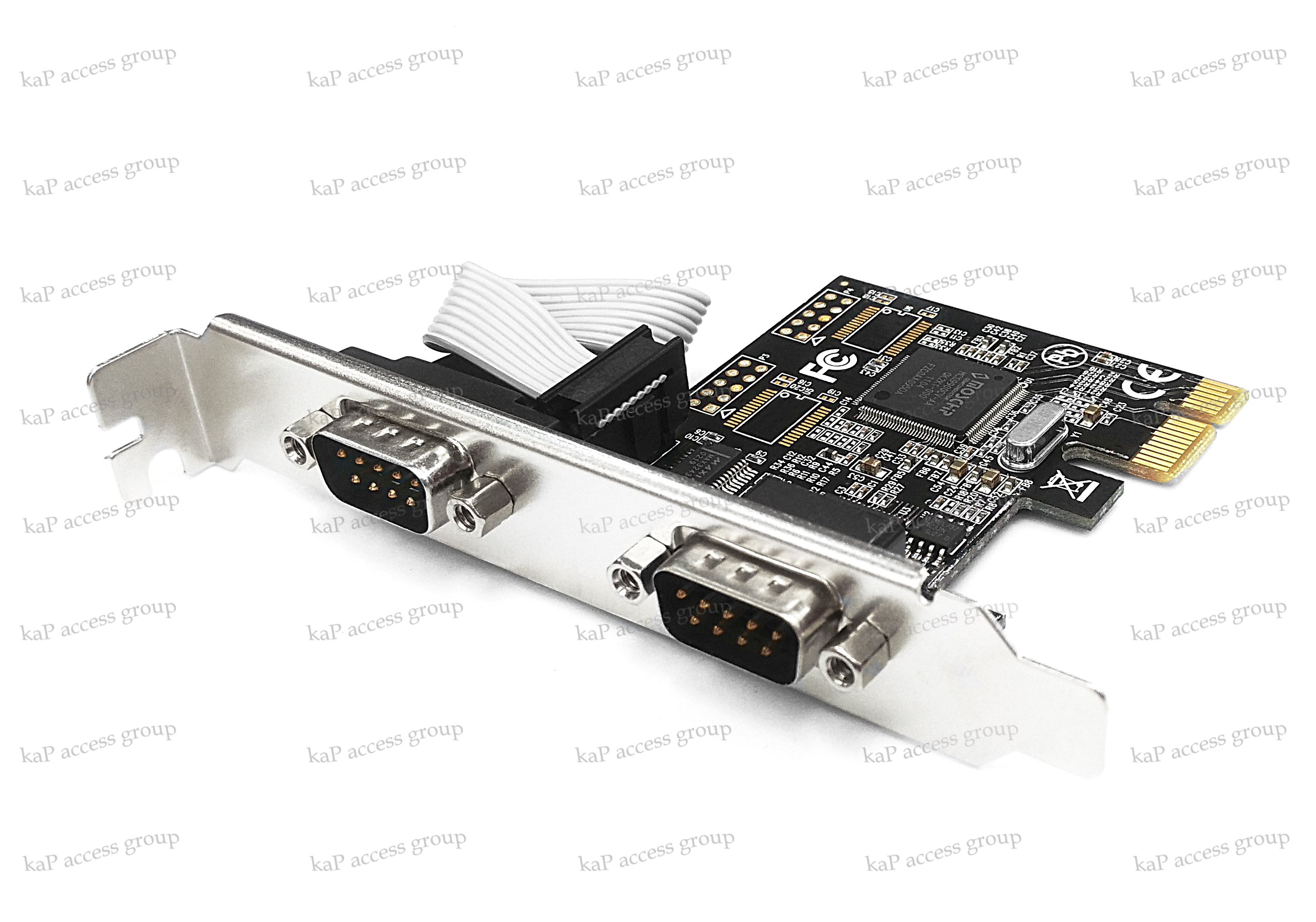 Card PCI Express DB-9 (Serial) * 2 Port (MOSCHIP)