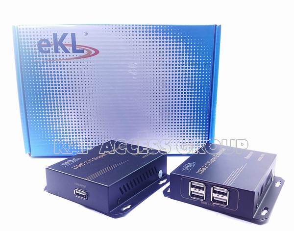 eKL USB 2.0 Extender over Single UTP CAT5e/6 cable up to 100เมตร
