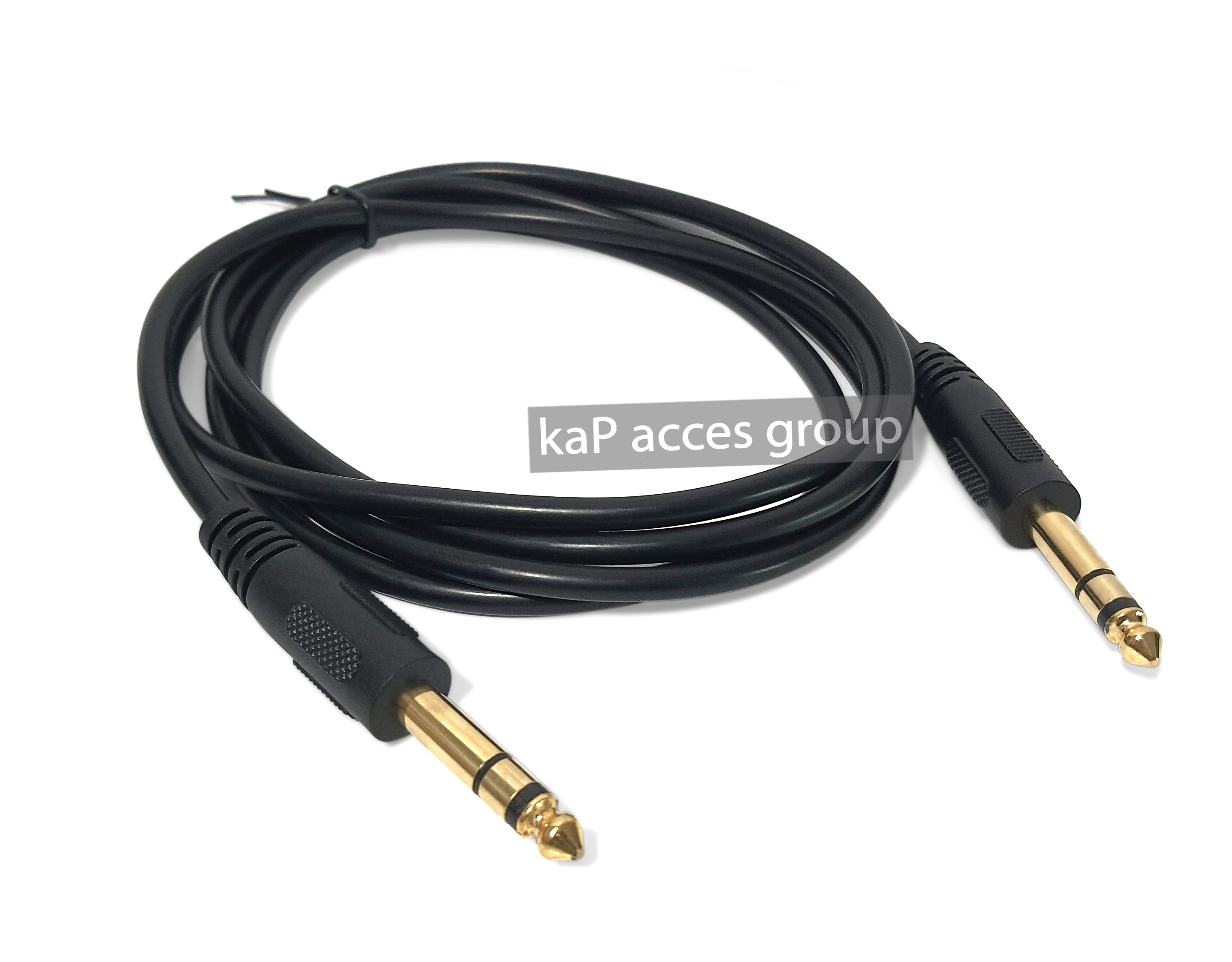 6.35mm. 1/4" Male/Male Stereo Cable (1.8เมตร) สายเสียง สัญญาณเสียง TWD