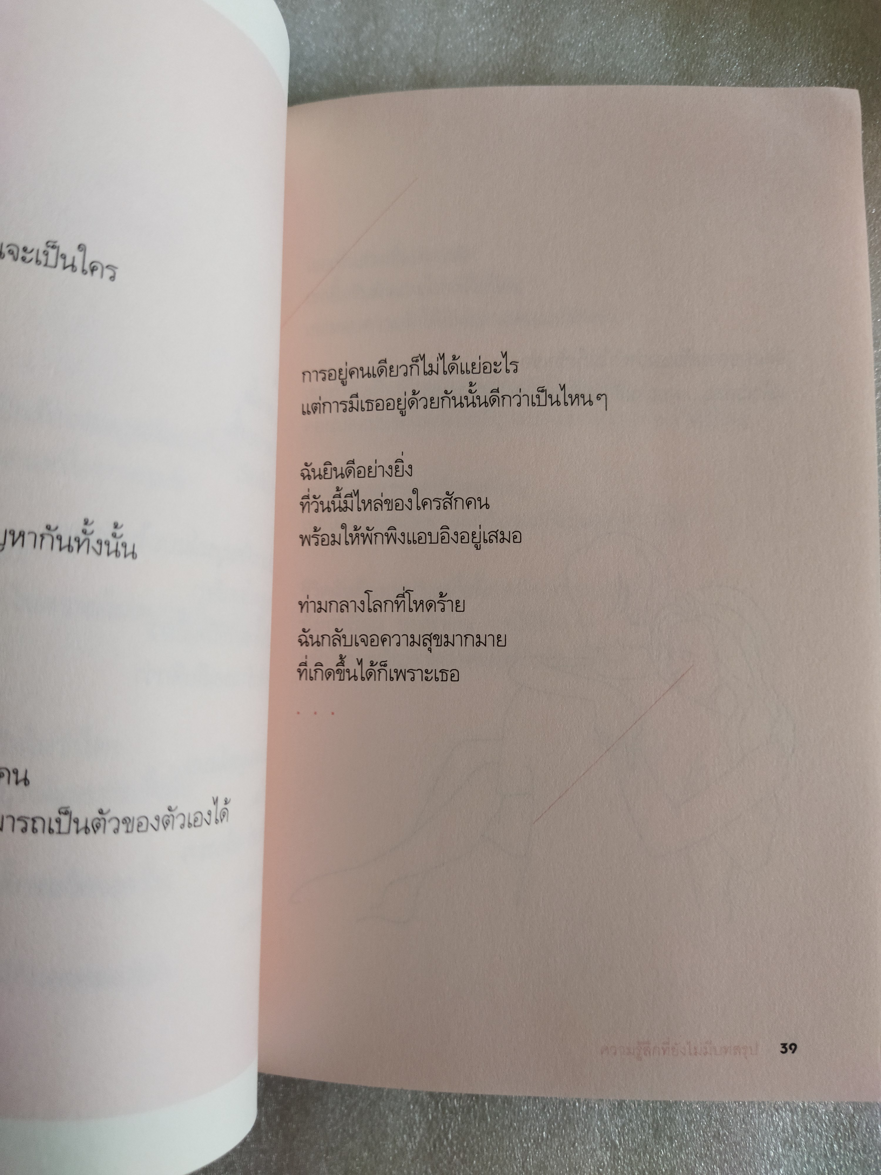 ความรู้สึกที่ยังไม่มีบทสรุป / ชัยยะ