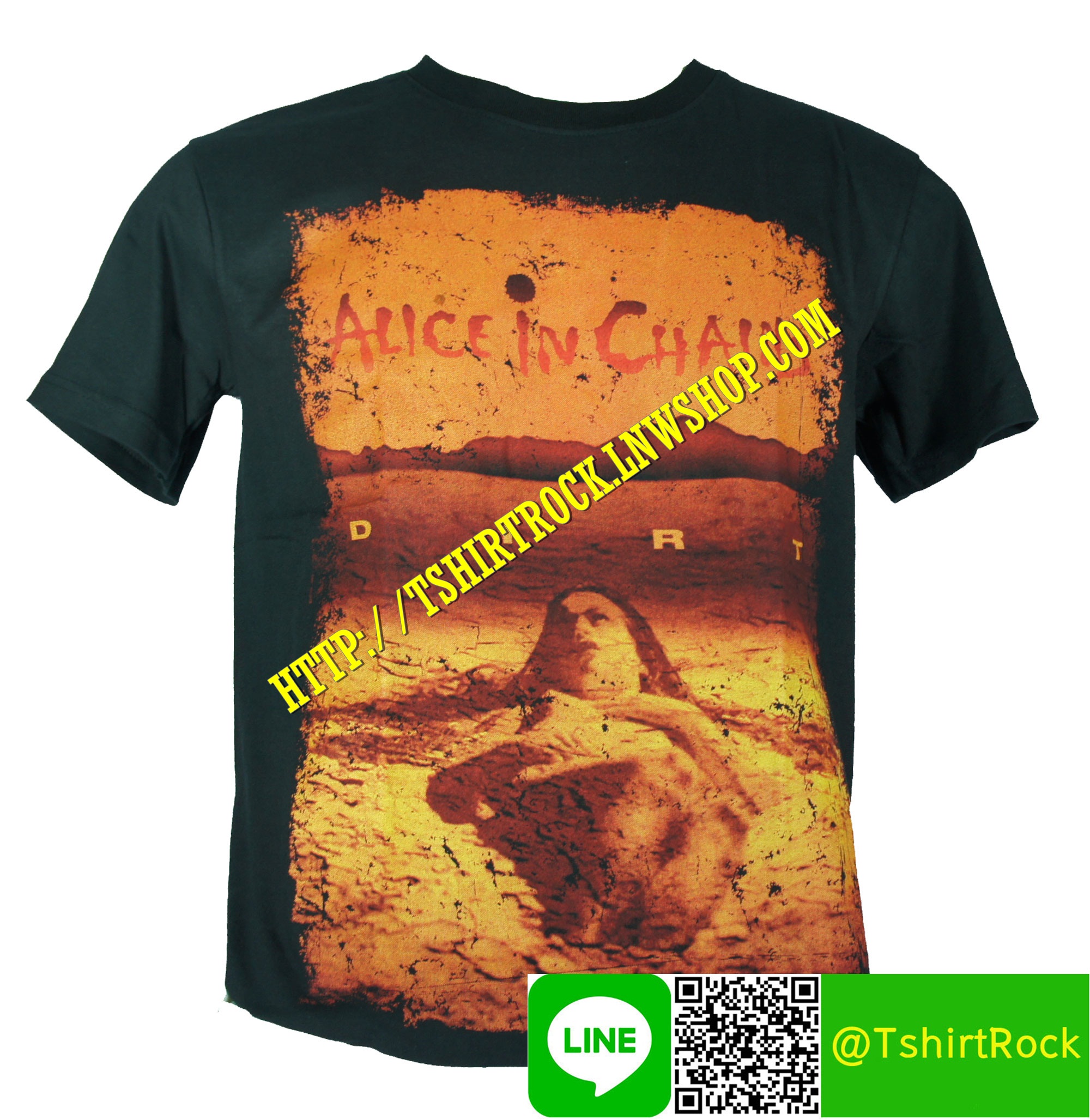 ALICE IN CHAINS เสื้อยืดวงร็อค เมทัล ดนตรี เสื้อวง AIC1526