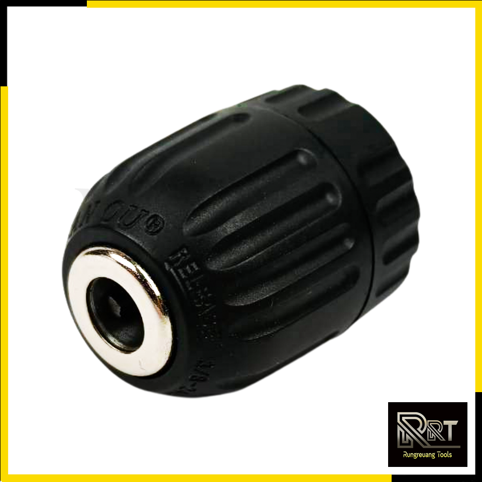 RRT หัวสว่าน Keyless ขนาด 10mm.(3/8") แบบเกลียว
