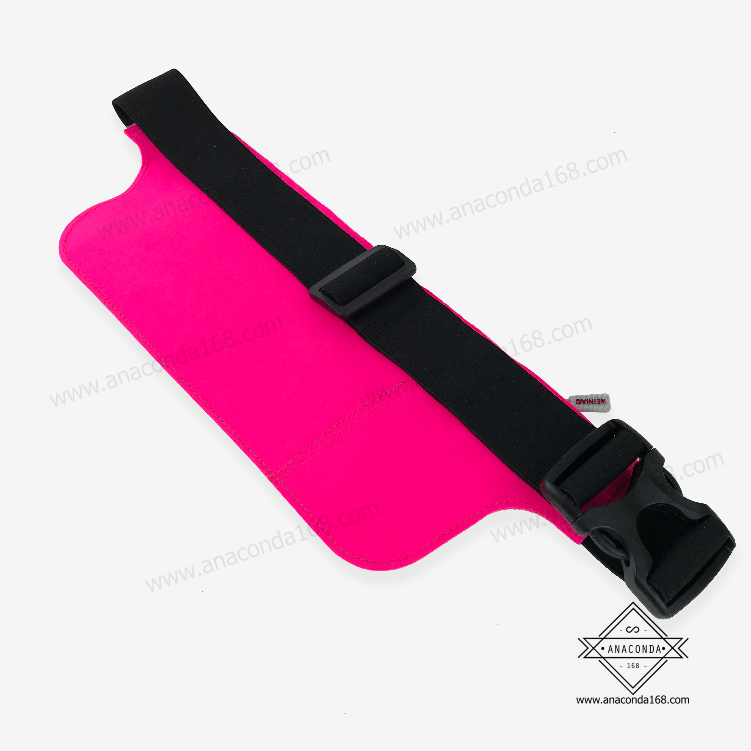 กระเป๋าคาดเอวสปอร์ตทรงเหลี่ยมสีพื้น