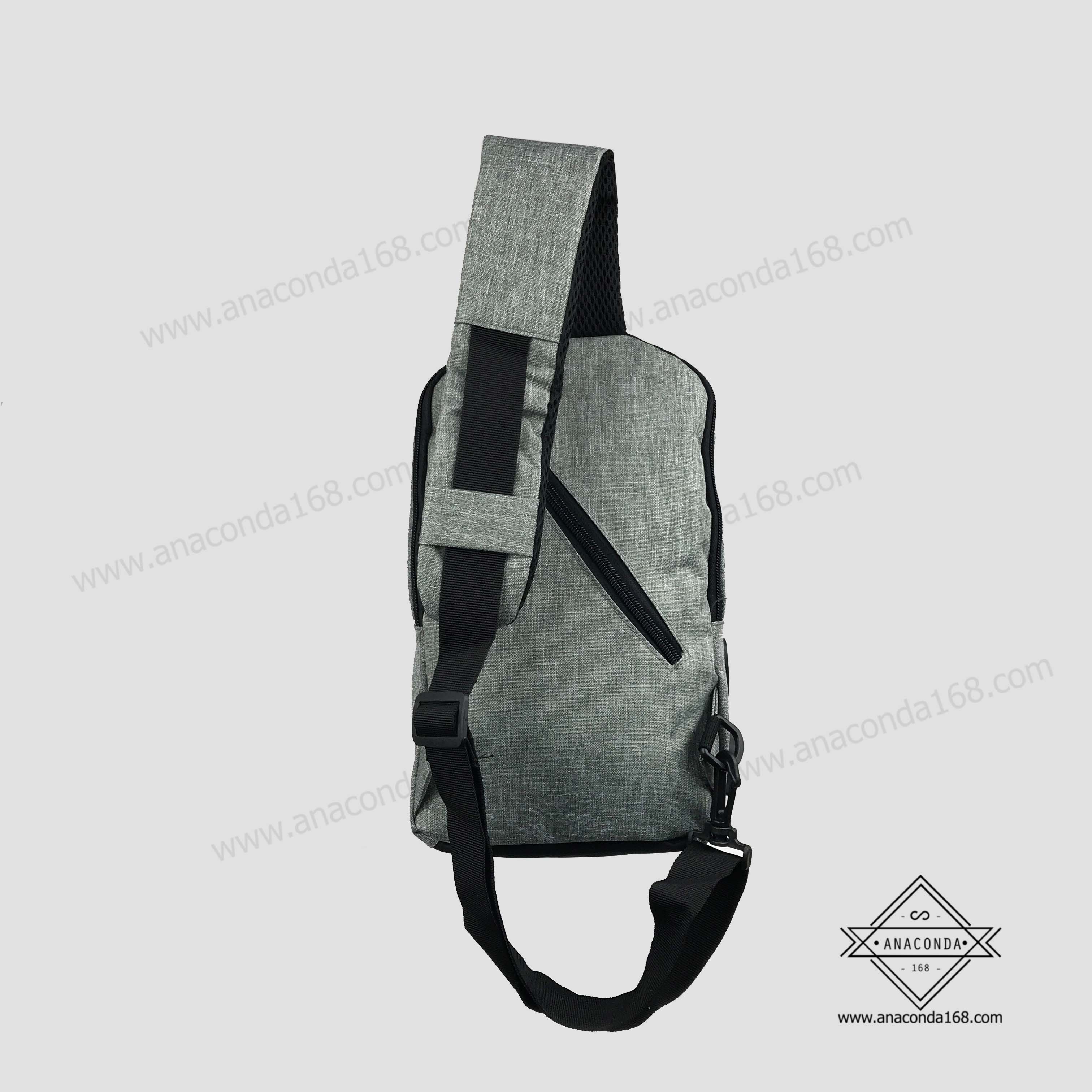 กระเป๋าสะพายข้างนิรภัย Backpack + USB