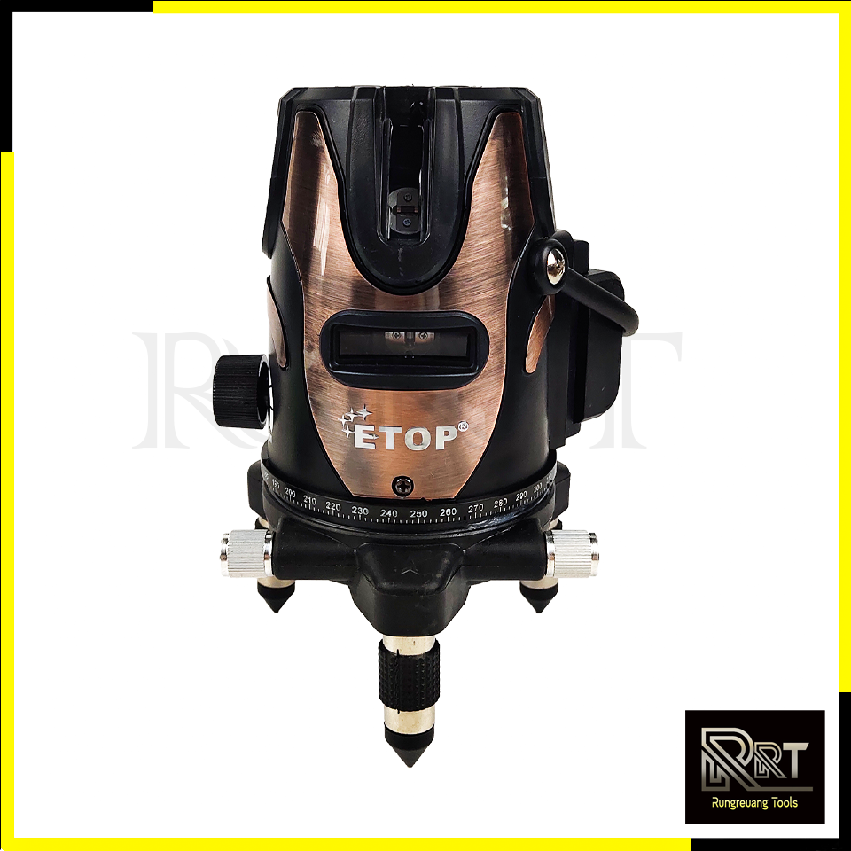 ETOP ระดับน้ำเลเซอร์ 5 เส้น 360 องศา รุ่น XH-5600 (แสงสีเขียว)
